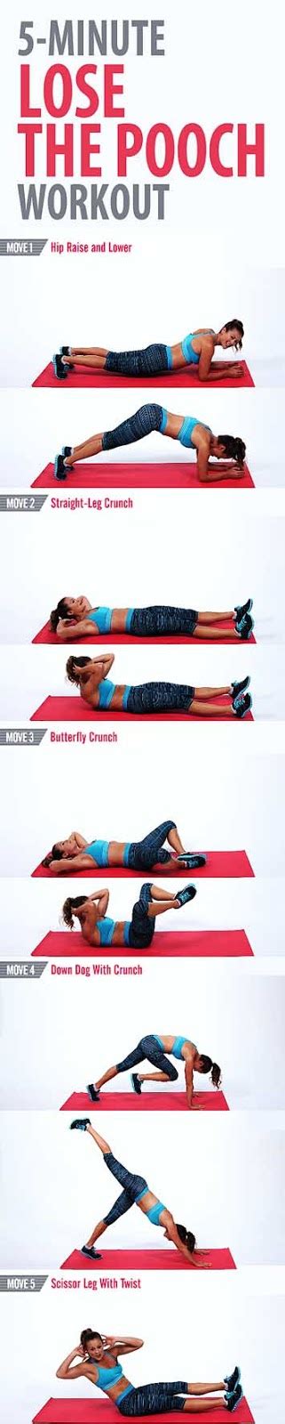 5 Minute Lose The Pooch Workout