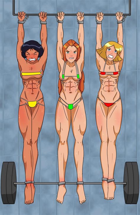 Bound And Stretched Totally Spies Commission By Abdomental On Deviantart Totally Spies
