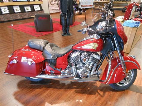 buy 2014 indian chieftain indian motorcycle red touring on 2040 motos