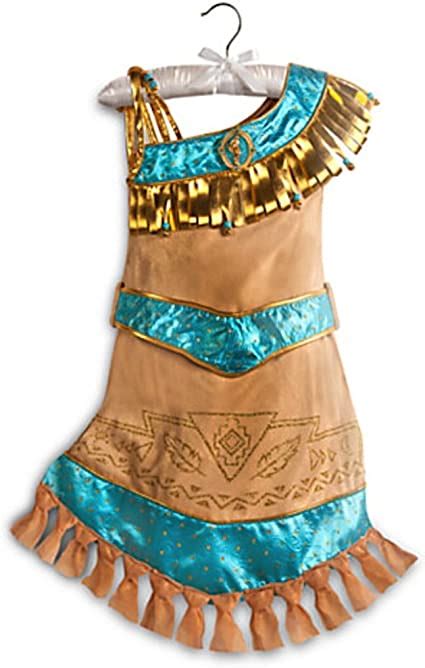 Disney Store Pocahontas Costume Dress Halloween Size M Medium 7 8