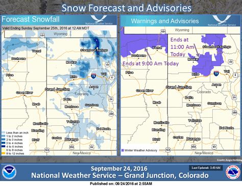Noaa Winter Weather Advisory For Colorado Today 2 5 Of