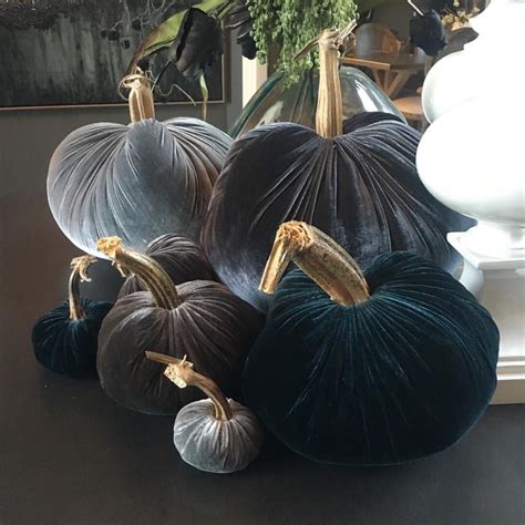 Plush Pumpkins, Fall Decorations, velvet pumpkins | Velvet pumpkins, Fall decor, Decor