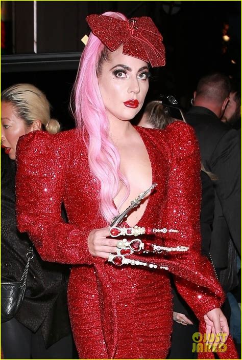 Lady Gaga Rocks Massive Finger Accessories At Haus Labs Pop Up Photo