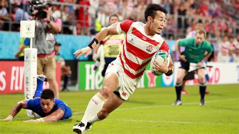 Rugby World Cup 2019 Japan Beat Samoa 38 19 Herald Sun