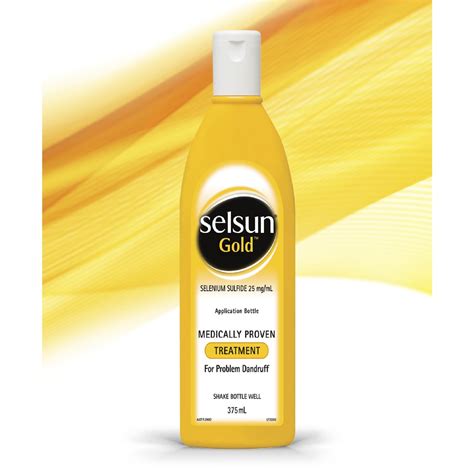 Selsun Gold Dandruff Medicated Selenium Sulfide Shampoo Treatment