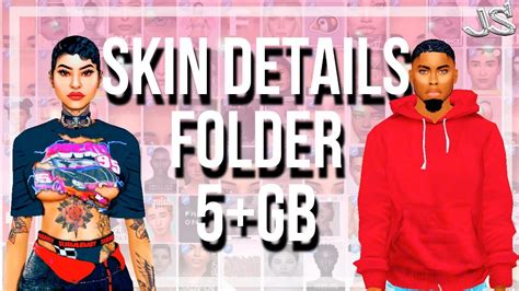 💛 Cc Folder 3 Skin Details Folder 580 Gb Youtube