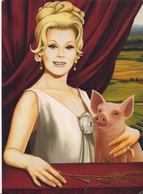 Eva Gabor And Arnold The Pig From Green Acres Green Acres Was A 60
