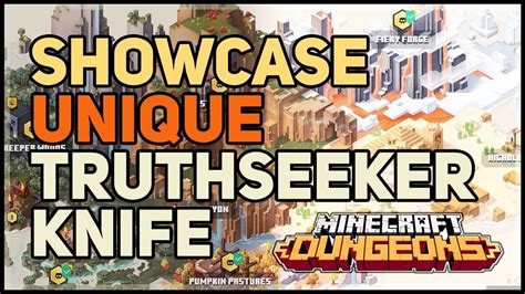 Truthseeker Unique Soul Knife Minecraft Dungeons Youtube