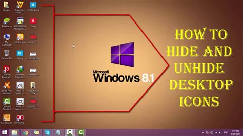 How To Show Or Hide Desktop Icons 2017 Youtube