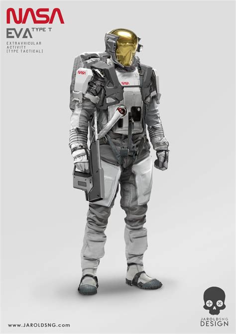 Artstation Nasa Tactical Eva Suit Jarold Sng In 2022 Armor