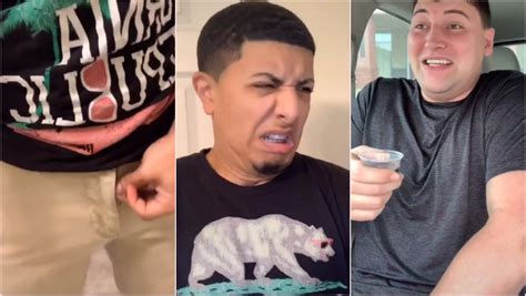 guys on tiktok coat their testicles in soy sauce and claim they can taste it watch bizarre