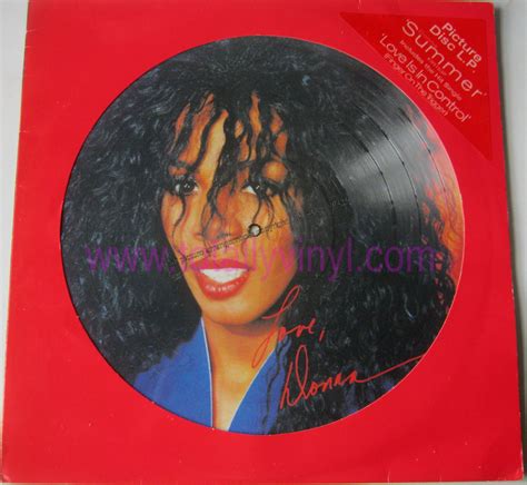 Totally Vinyl Records Summer Donna Donna Summer Lp Picture Disc
