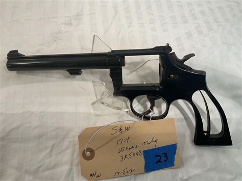 S&w 17-4 22 lr rev,as pictured | Live and Online Auctions on HiBid.com