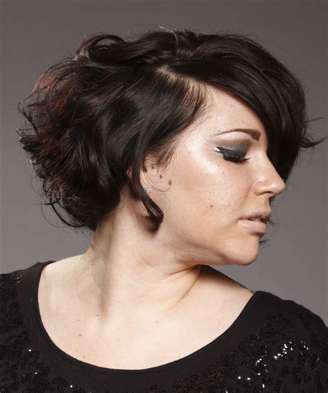 Haircuts with bangs and layers are another right choice just to pursue long hairstyles with bangs. Short Wavy Casual Hairstyle with Side Swept Bangs (Mocha)