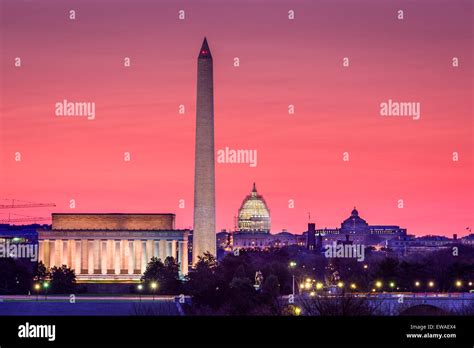 Washington Dc Usa Skyline Stock Photo Alamy