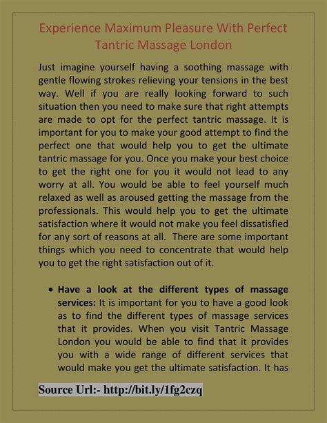 Experience Maximum Pleasure With Perfect Tantric Massage London By Tantric Massage Issuu