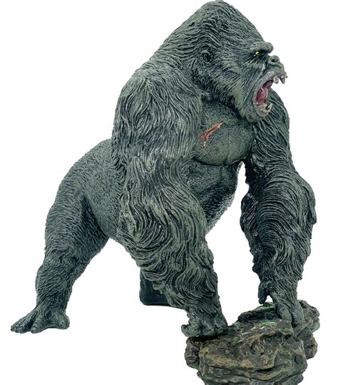 Gorilla King Kong Toys With Realistic Rock Action Figure Rampage