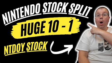 nintendo stock split is huge here s why ntdoy stock split youtube