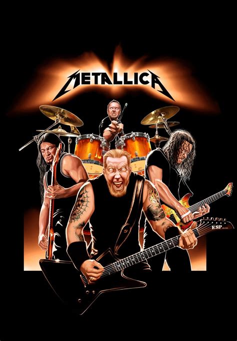 Metallica Fan Art Music Poster Posters By Jacob George Buy