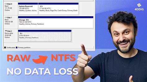 3 Ways How To Fix RAW Drive Without Losing Data Convert RAW To NTFS
