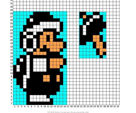 Super Mario Master Of Gaming Pixel Art Part 2