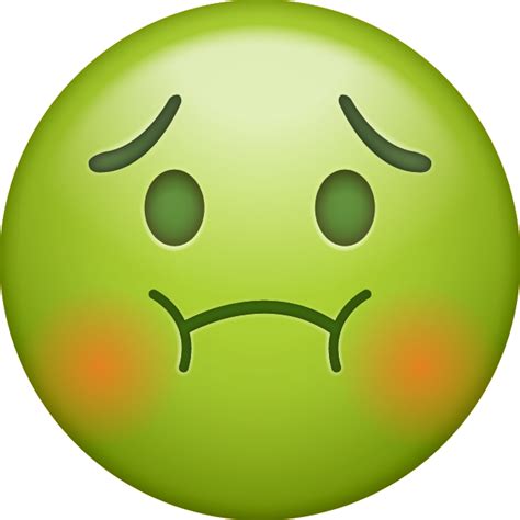 Download New Emoji Icons Transparent Background Sick Emoji Png