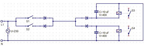 Links schaltplan kreuzschaltung, rechts kreuzschalter: 2 Lampen, 2 Schalter und nur eine Leitung. - Mikrocontroller.net
