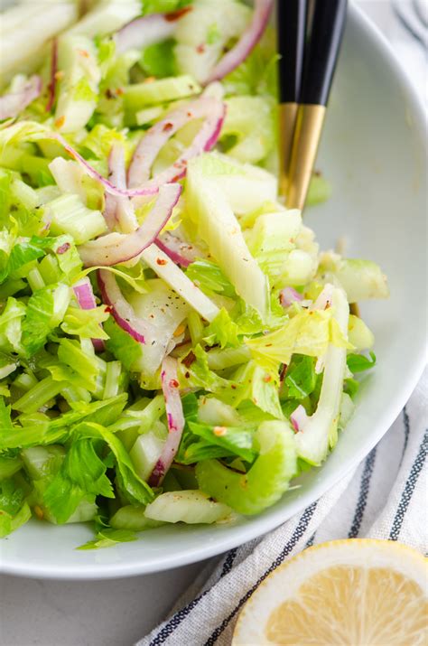 Easy Celery Salad Recipe Life S Ambrosia