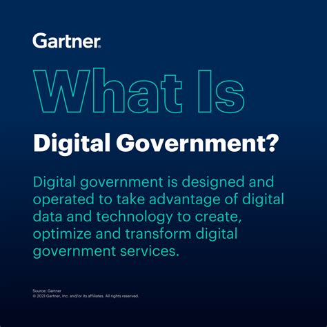 What Is Digital Government How Does It Work Gartner
