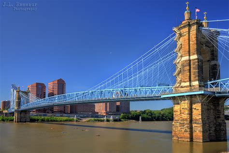 Roebling Suspension Bridge Cincinnati Ohio And Covington Flickr