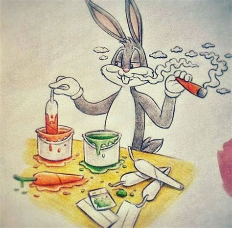 Trends For Bugs Bunny Cartoons Smoking Weed Wallpaper Images