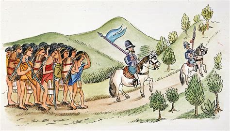 Posterazzi Hernando Cortes 1519 Ncortes Center His Conquistador
