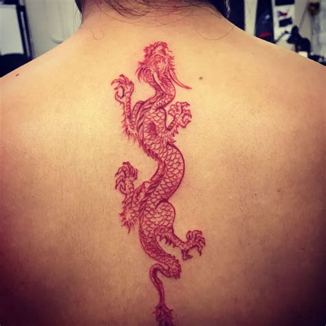 Simple Red Dragon Tattoo Designs Best Tattoo Ideas