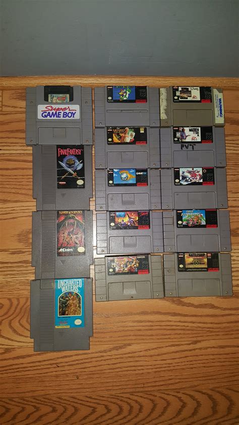 Some Of My New Snes Games Rsnes
