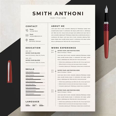 best modern resume templates free hot sex picture