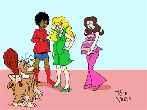 Captain Caveman And The Teen Angels Tulio Vilela Illustrations ART Street