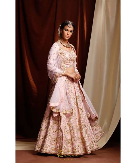 Buy Pink Embroidered Silk Readymade Lehenga Cholis Online For Women By