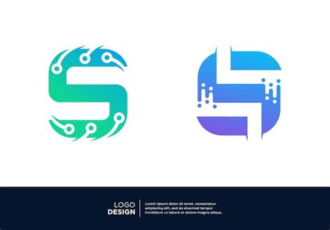 Premium Vector Technology Digital Initial Letter S Logo Design