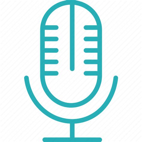 Audio Mic Mike Record Sound Speak Voice Icon