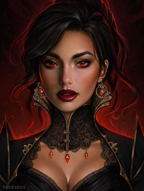 Lady Skyler By Therarda On Deviantart Arte Vampiro Personajes De Fantasía Arte Fantasía Femenino