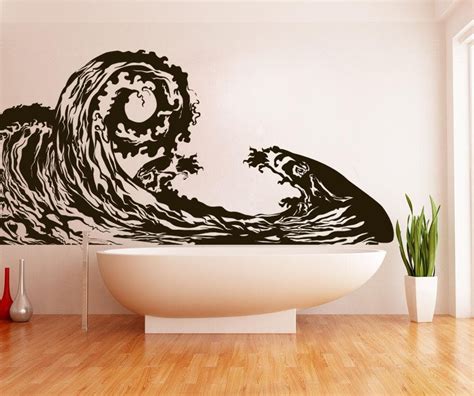 Wave Wall Decal Ocean Wave Wall Sticker Waves Decal