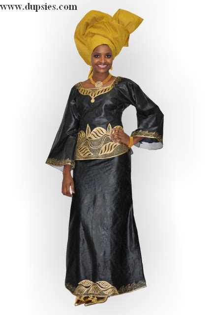 Black And Gold African Brocade Attire Dp2476 Brocade Skirt Set African Clothing Skirt Sets