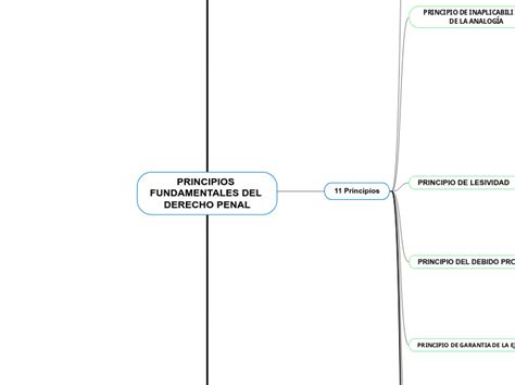 Principios Fundamentales Del Derecho Penal Mind Map