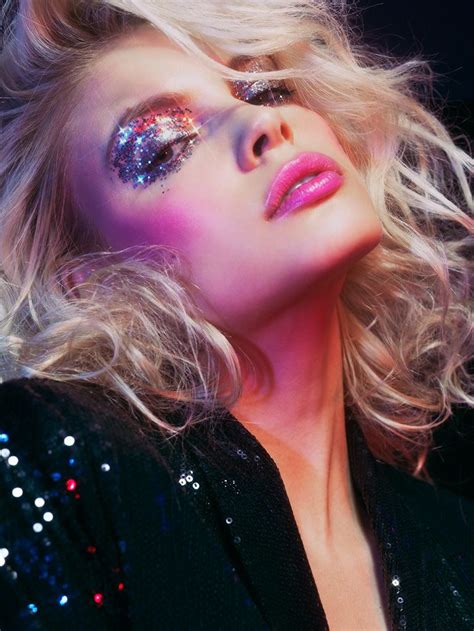 D I S C O On Behance Disco Makeup Glam Rock Makeup 70s Disco Makeup