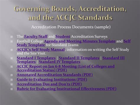 Ppt Governing Boards And Accreditation Powerpoint Presentation Free