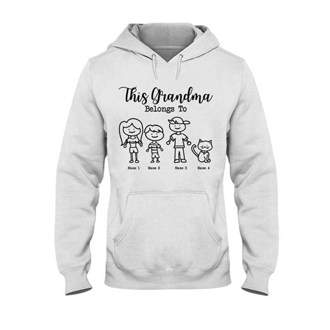 This Grandma Belongs To Personalized Grandma T Shirt And Hoodie Sold