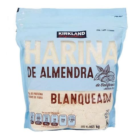 Harina De Almendra Blanqueada Super Fina Kirkland 1 36 Kg FV SMART