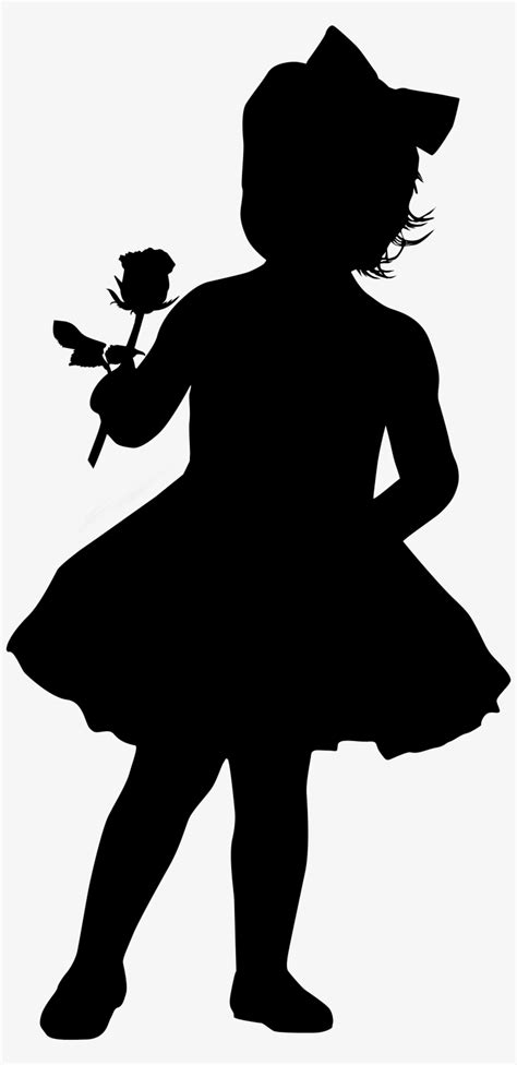 Little Girl Clipart Silhouette Silhouettes Little Girl Png Image