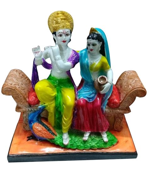 Multicolor Polyresin Radha Krishna Statue At Rs In Meerut Id