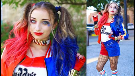 Harley Quinn Pigtails Diy Halloween Costumes Diy Halloween